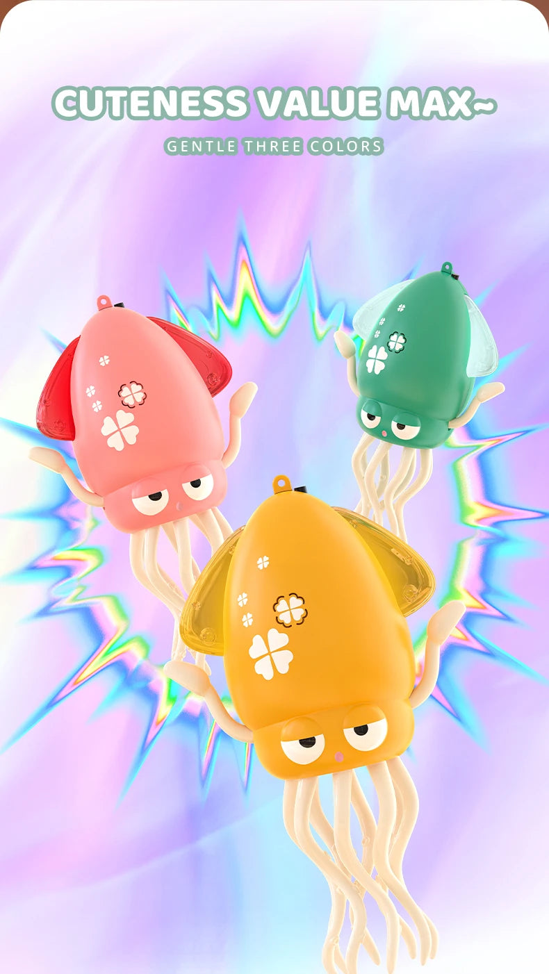 Magic Dancing Octopus Toy Electric Pet Crawling Light&Music Squid Toys for Kids Interactive Development Toddler Tummy Time Gifts