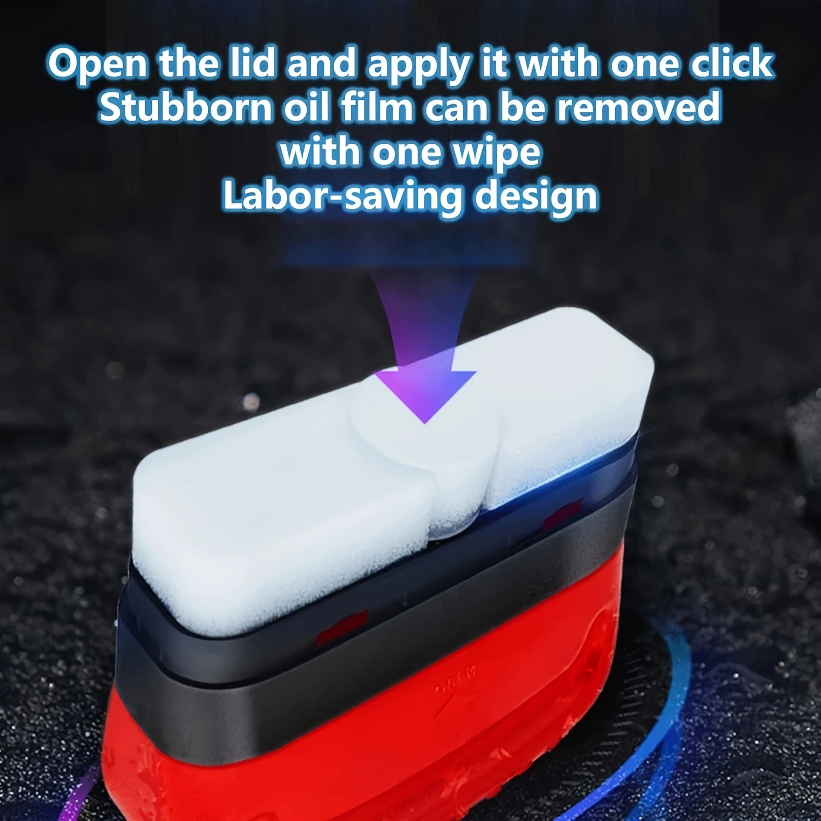 Car Glass Cleaner Cleaning Agent Powerful Windshield Cleaner Car Glass Sponge Cleaning Brush Water Spots Stain Auto Removal Oil