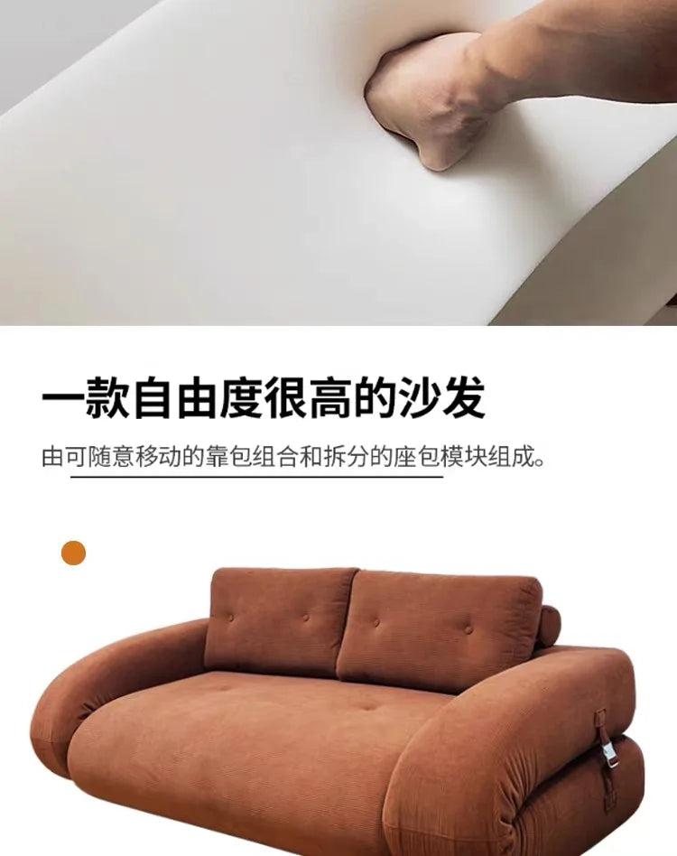 French Aesthetic Living Room Sofas Luxury Modern Multifunctional Ergonomic Living Room Sofas Elegant Premium Canapés Furniture