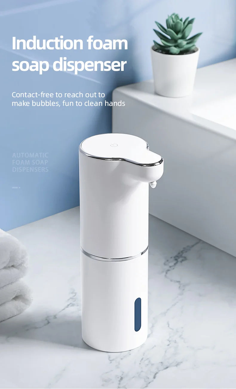 Automatic Foam Soap Dispensers Smart Washing Hand Machine With USB Charging Infrared Sensor Liquid Dispenser Hand Sanitizer