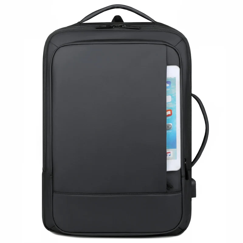 Rilibegan Men Travel Backpack Expand Oxford Big Capacity USB Charge Business Male Backpacks Computer Men Backpacks