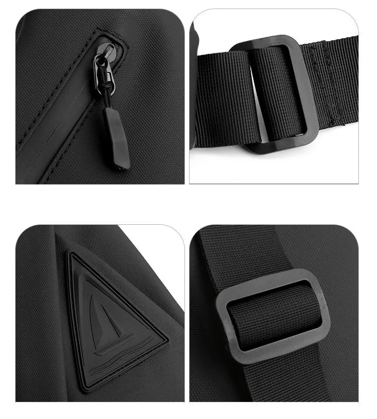sling chest bag small shoulder bag husband messenger bag for men boy mini travel bag cross body bags anti theft mobile phone bag