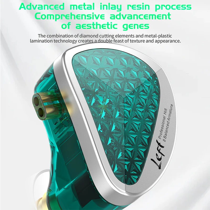 KZ AS16 Pro In Ear Earphones 16BA Balanced Armature HIFI Bass Monitor Headphones Noise Cancelling Earbuds Sport Headset AS12 ZSX