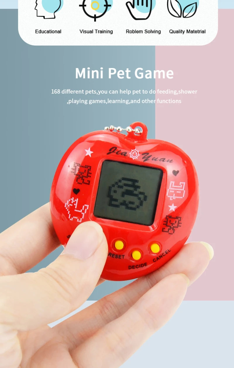 Kids Electronic Pets Game Tamagotchi Handheld Game Console Toy in Russian Original German Spanish Polish Virtual Digital Pet Toy