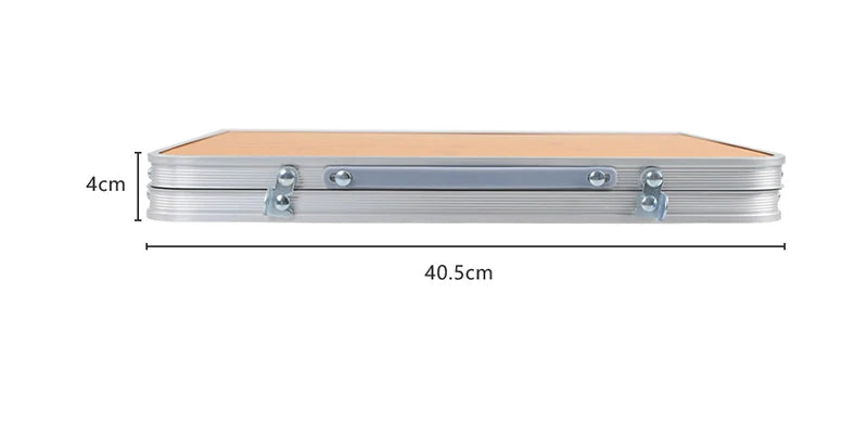 Mini Folding Table Outdoor Aluminum Table Camping Density Board Table Portable Picnic BBQ Small Table Computer Table