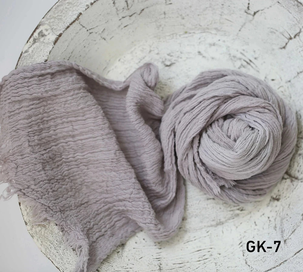 Professional Stretchable Wrapping Newborn Photography Props Soft Cotton Gauze Wraps Blanket Studio Baby Styling Props Accessory