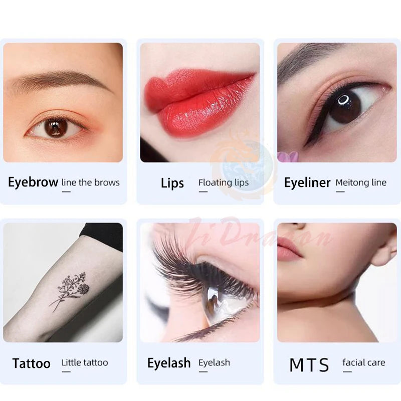 Wireless PMU Machine Permanent Makeup for Eyebrows Miroblading Eyeliner Lip Microshading Professional Rotary Tattoo Pen Gun Kit