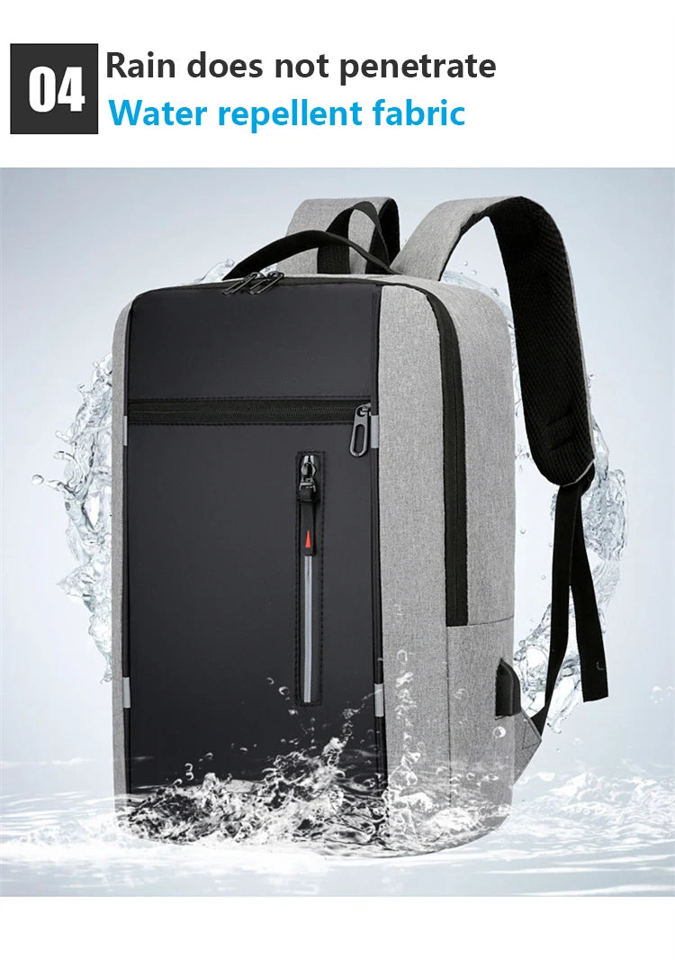 Waterproof Business Backpack Men USB School Backpacks 15.6 Inch Laptop Backpack Large Capacity Bagpacks for Men Back Pack Bags