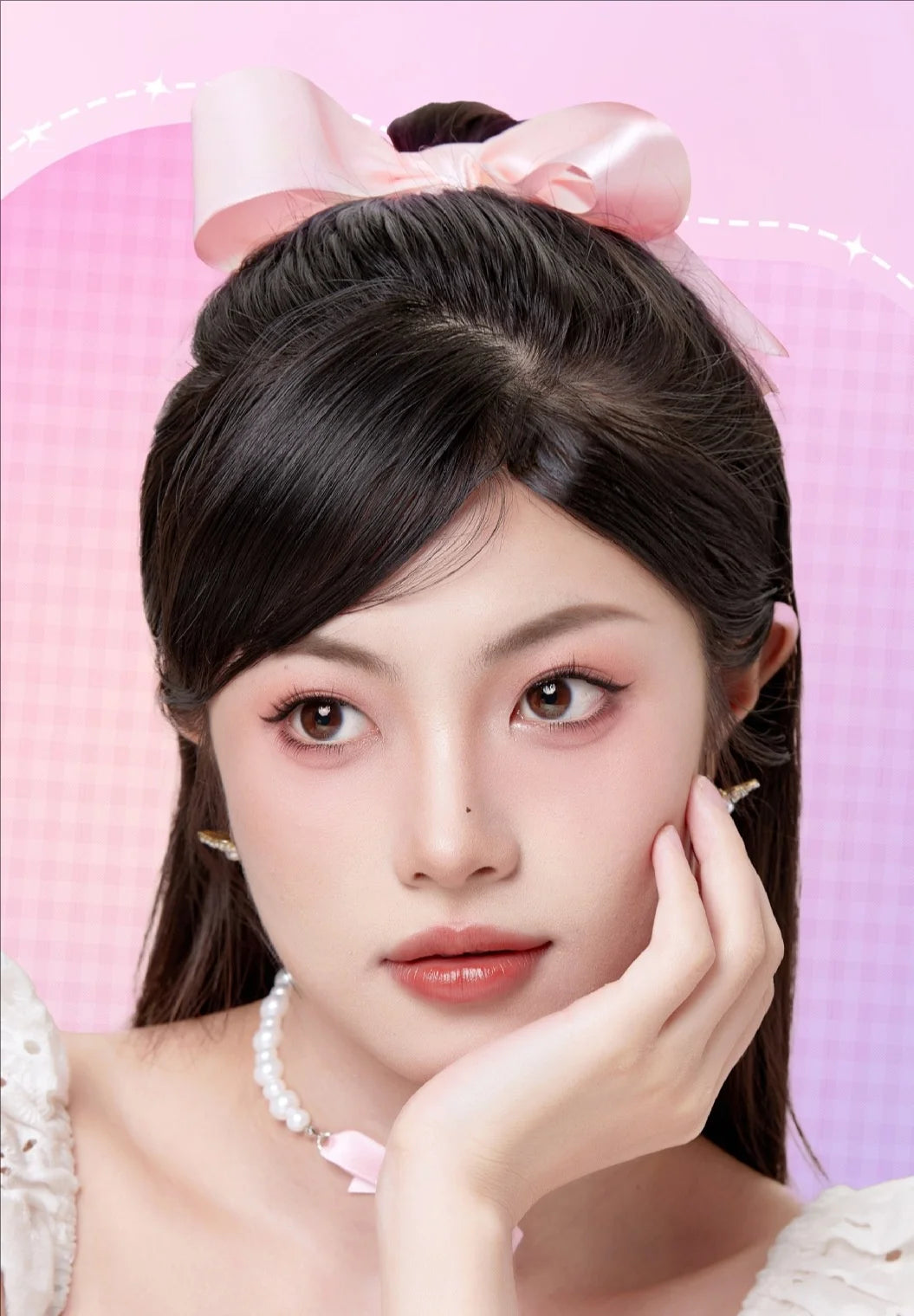 MIAOJIE No-Glue False Eyelashes - Easy 3-Step Application Natural Look Large CapacityPerfect for Beginners with Sunflower Design