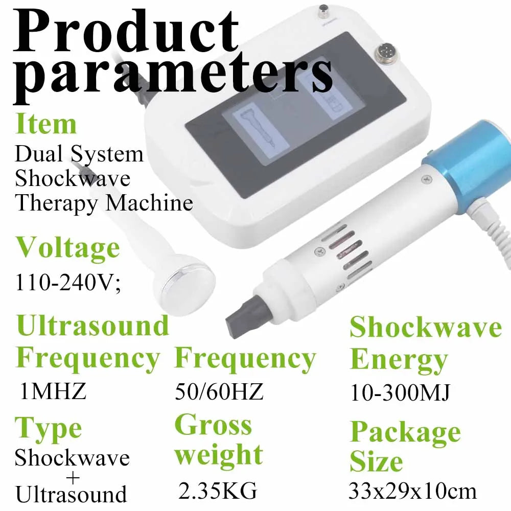 NEW Shockwave Therapy Machine Muscle Strain Pain Relief Body Relax 300mj Shock Wave Equipment Ultrasound Physiotherapy Device
