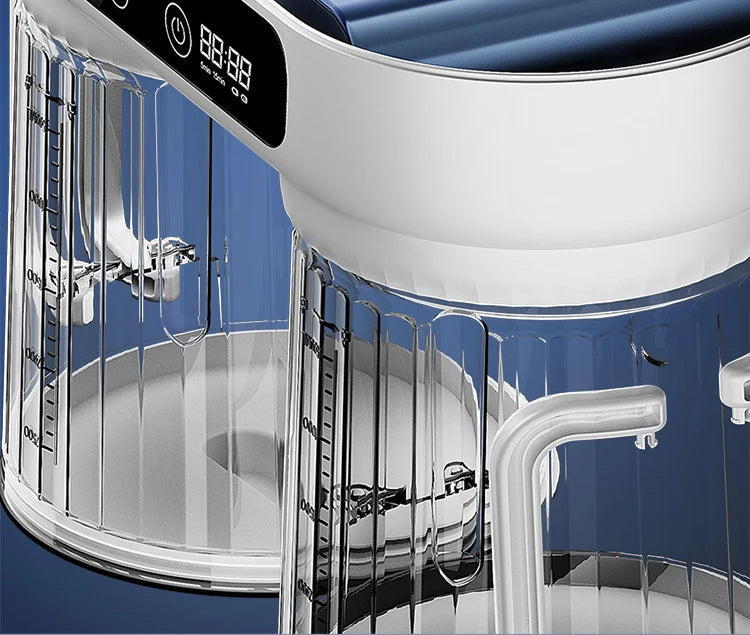 U10 Double Barrel Mini Washing Machine LED Digital Display Small Semi Automatic Wheel Home Dormitory Portable Washing Machine.