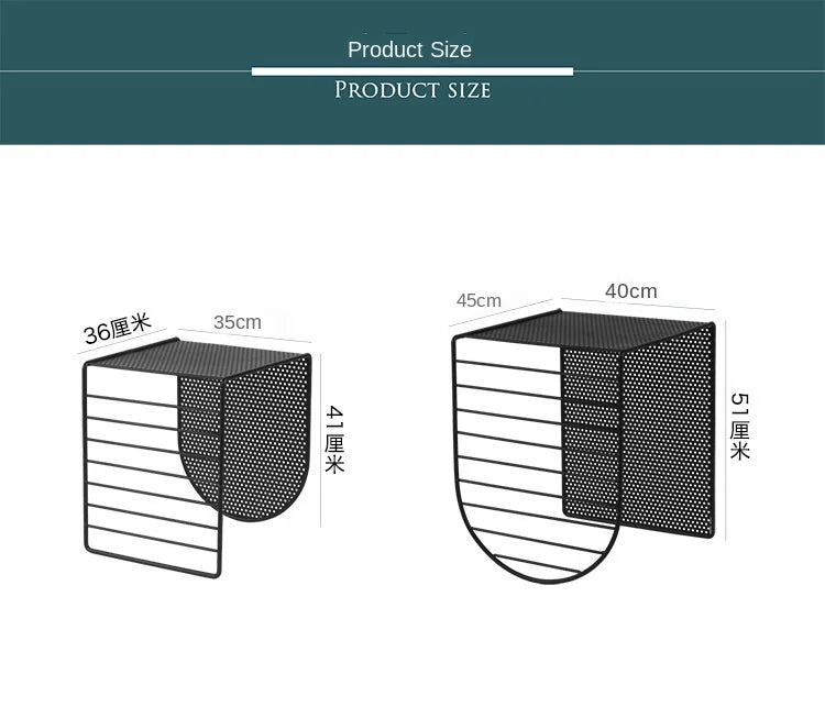 Nordic Multifunctional Wrought Iron Sofa Coffee Table Home Living Room Furniture TV Cabinet Combination Coffee Table Decoration