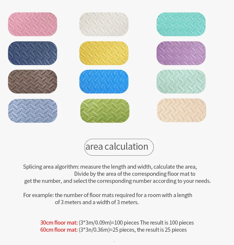 Puzzle Mat For Children Tiles Foam Baby Play Mat Kids Carpet Mat for Home Workout Equipment Floor Padding for Kids