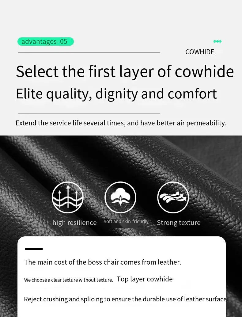 Foot Rest Ergonomic Office Chair Comfortable Designer Relax Luxury Swivel Office Chair Pliable Wheel Sillas Escritorio Furniture