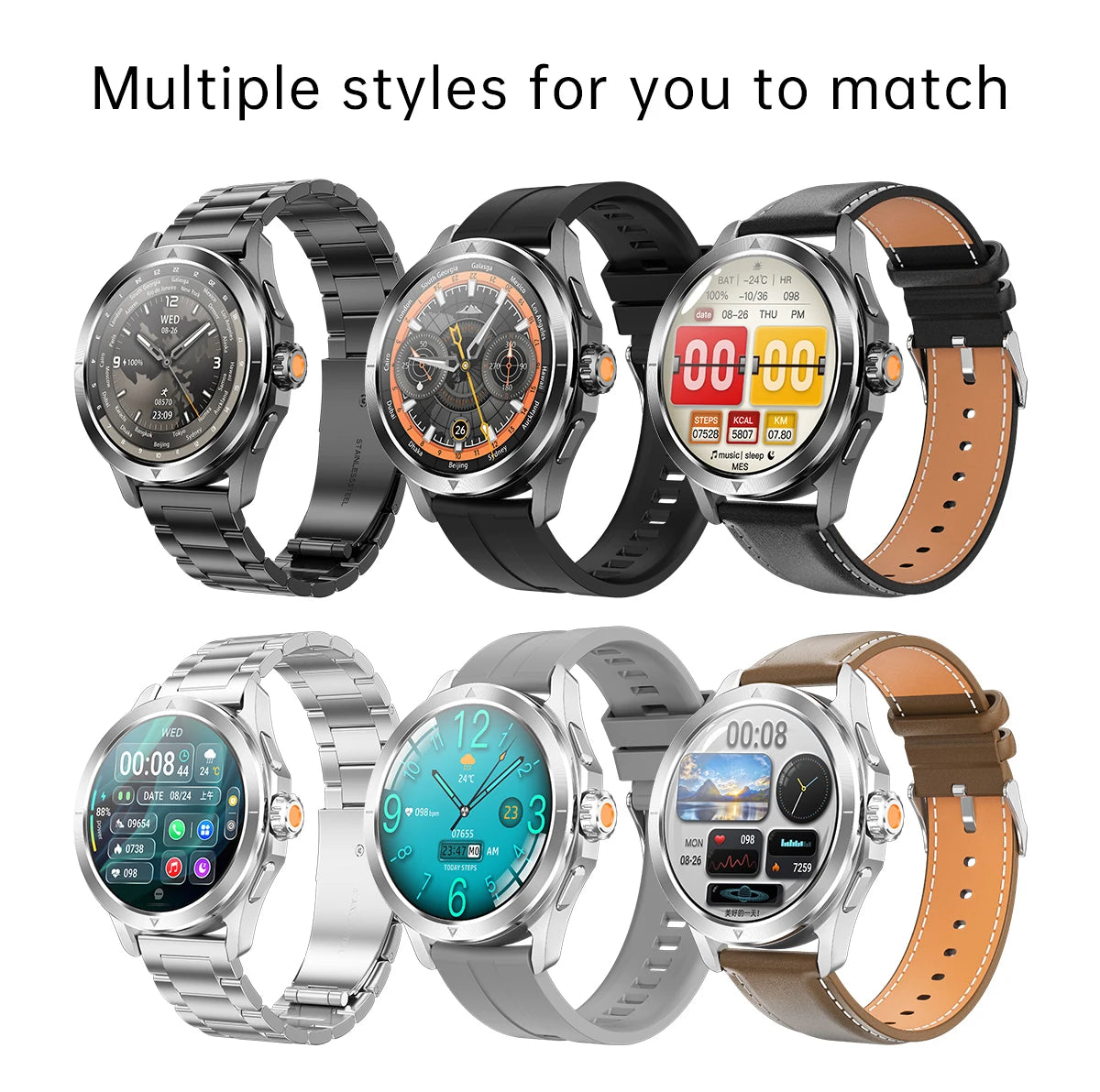 2025 New S4 Ultra Outdoor Sport Smart Watch Men AMOLED HD Screen NFC GPS Compass Heart rate Waterproof Bluetooth Call SmartWatch