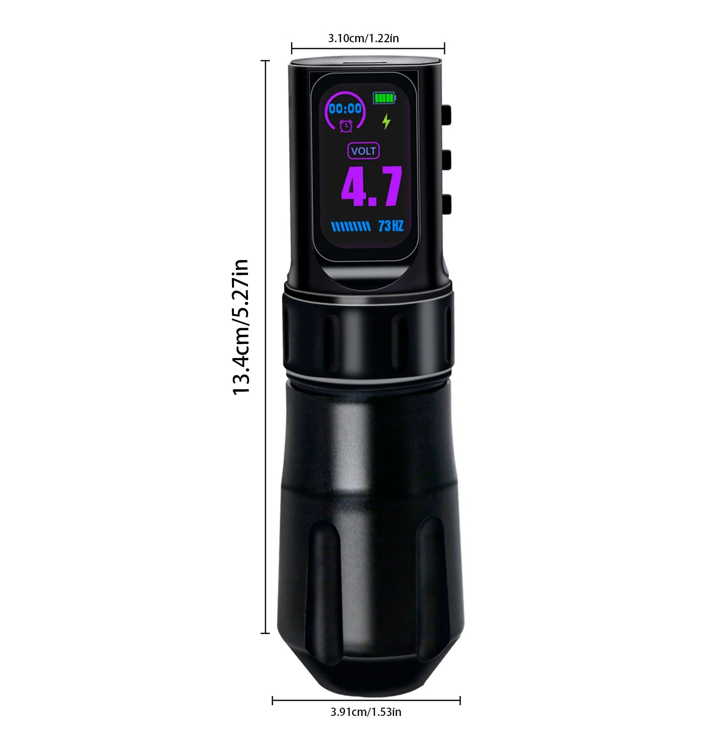 KVM Wireless Tattoo Pen Kit Tattoo Gun Kit Dual Mode Direct Drive IPS Screen Timer Function Battery 1800mAh Tattoo Machine Kit