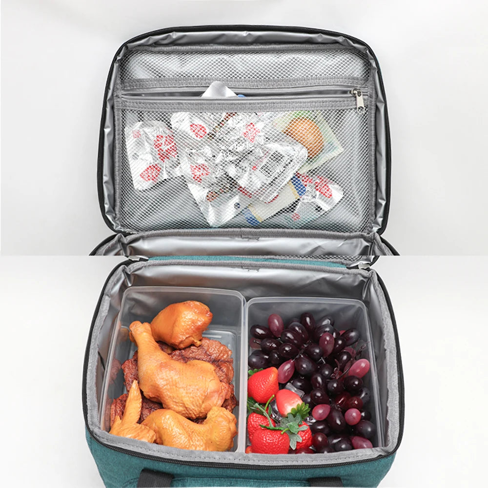 DENUONISS 16/28L Shoulder Insulated Cooler Bag For Food Thermal Bag Picnic Camping Waterproof &Leak Proof Cooler Bag Customized