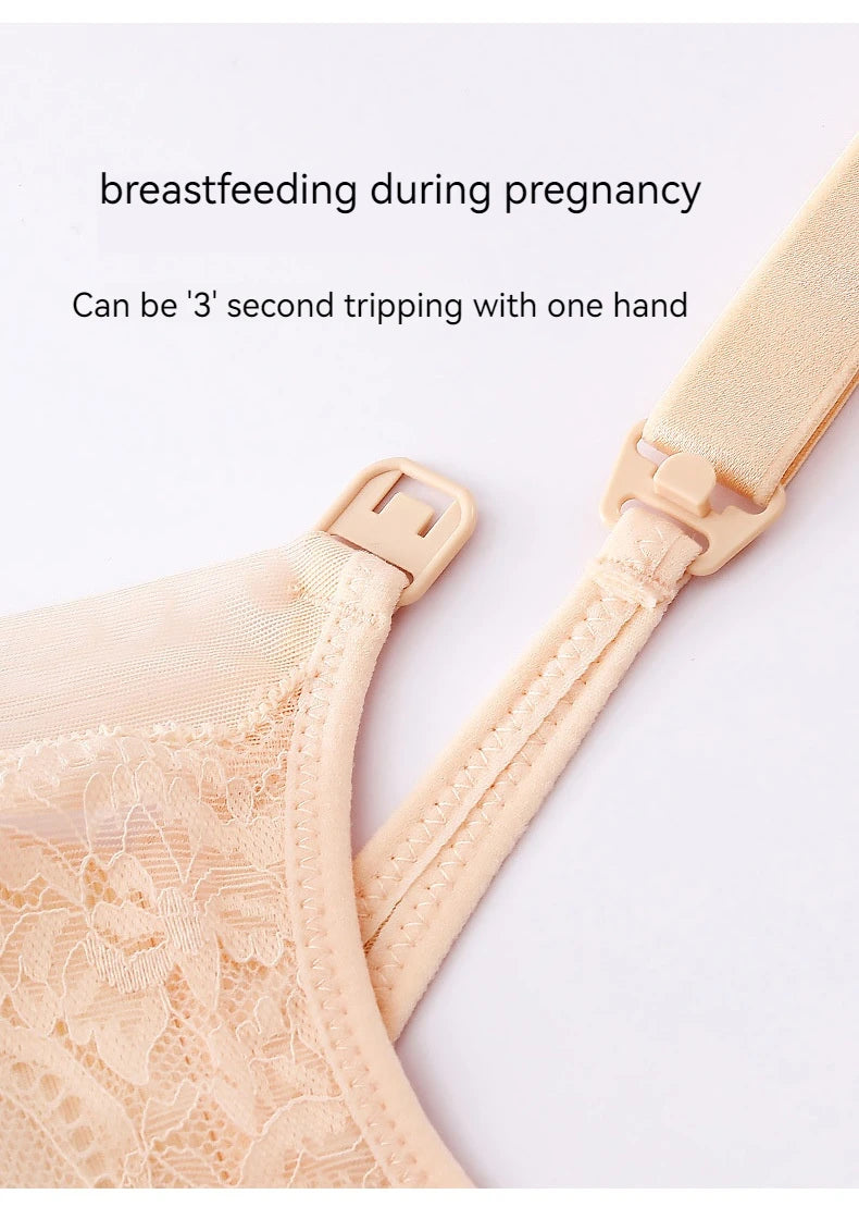 Breastfeeding Bra Summer Breastfeeding Thin Pregnant Women's Underwear Pregnancy Bra Ultra Thin Wrapped Anti Sagging Promotion