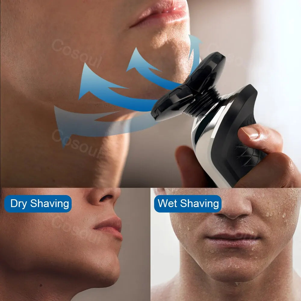 Shaver for Men Electric Shaver Powerful Beard Shaving Machine Electric Razor Rechargeable Waterproof