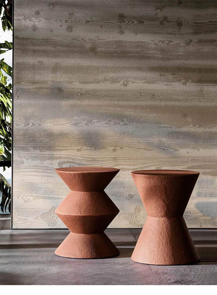 nordic Designer side stool coffee table  Small Round bed side table living room