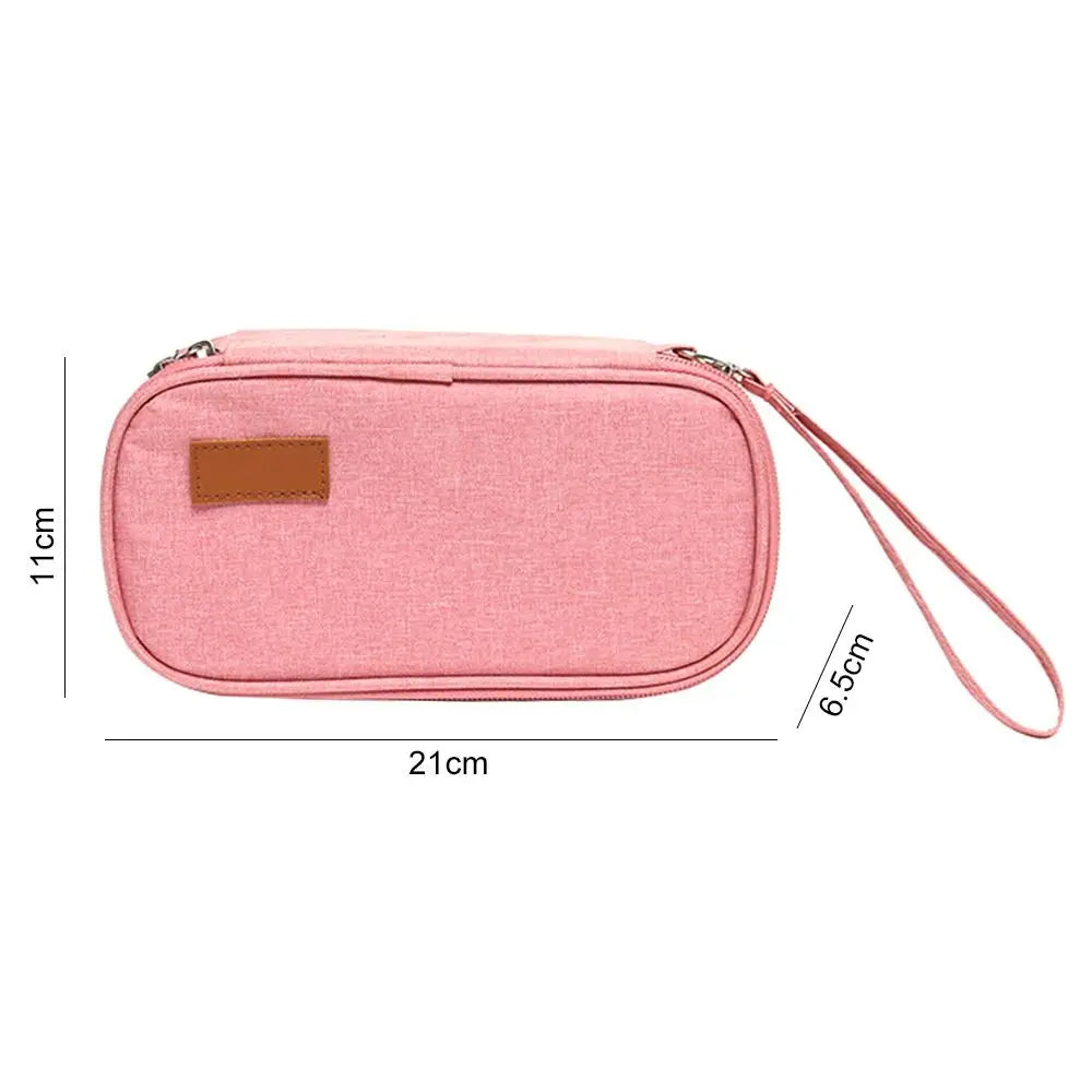 Portable Waterproof Diabetic Insulin Cooling Bag Carry-on Protector Pill Refrigerated Ice Pack Drug Freezer without Gel