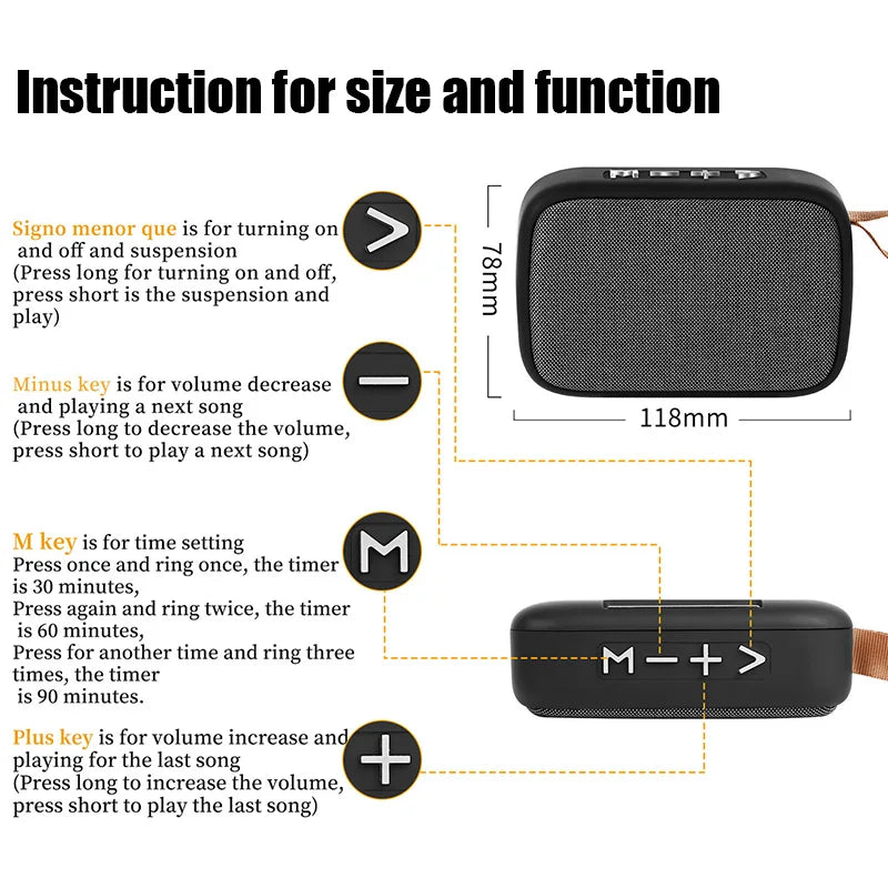 G2 Wireless Bluetooth Speaker Portable ABS Environmentally Friendly Plastic Computer Bluetooth Mini Stereo Suitable For Kitchens