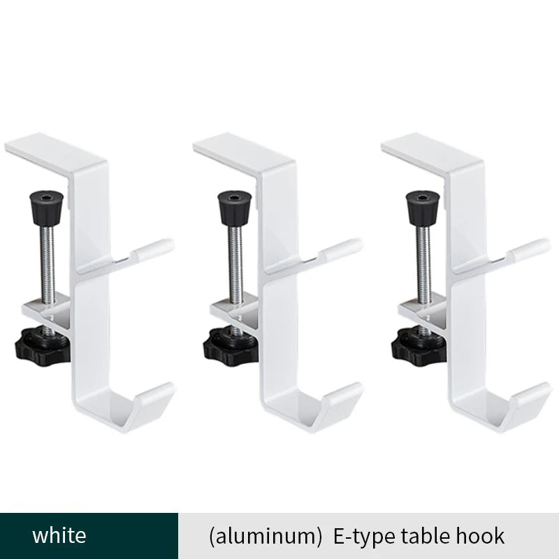1pcs Punch-free Desk Hook Adjustable Desk Edge Hook Multi - Functional Gaming Headset Hanging Hook Home Office Organizer
