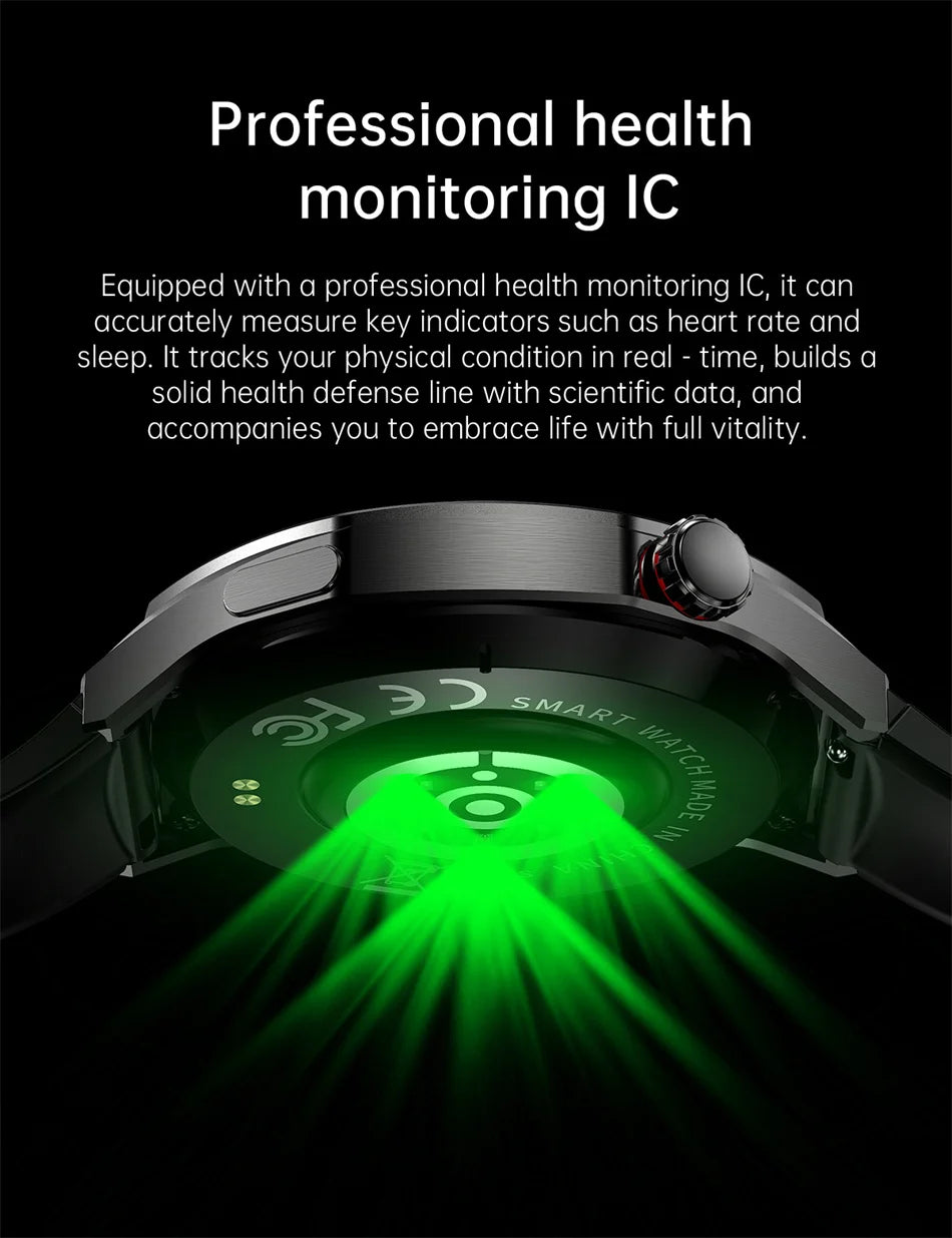 2025 New GT5 Pro GPS Track Smart Watch Men 360*360 AMOLED Screen NFC BT Call Waterproof Health Monitor Man Smartwatches IOS