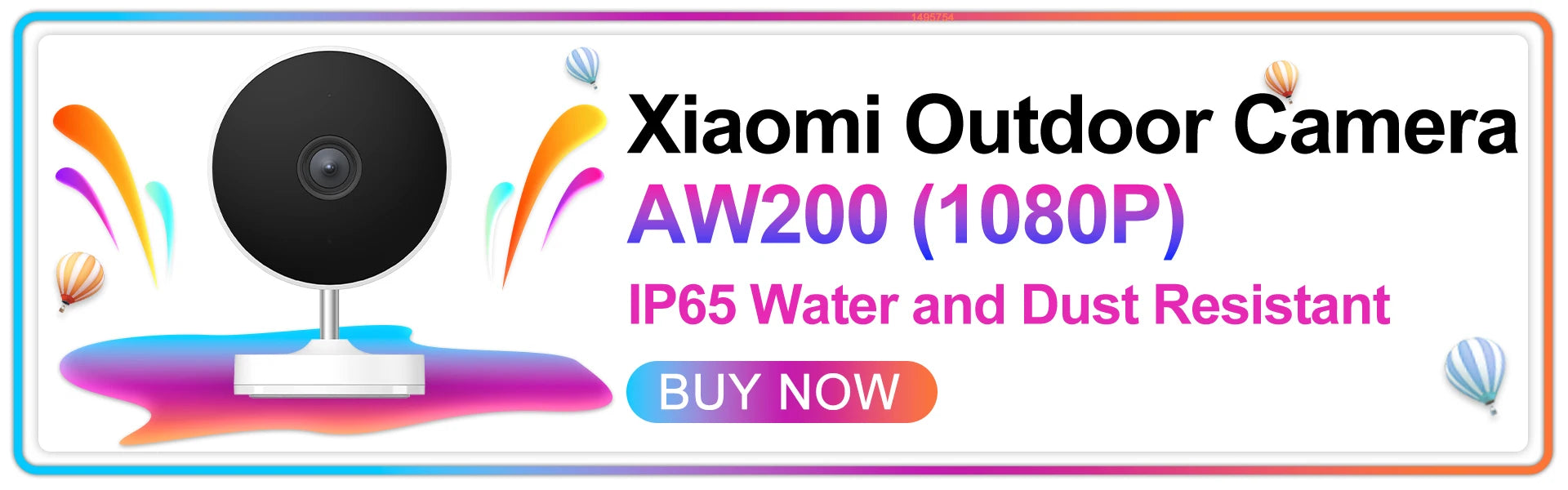 New Xiaomi Mi Smart Home Security Camera PTZ 2K 1296P HD Night Vision Baby Monitor Ultra-clear IP Panoramic AI Human Smart Home