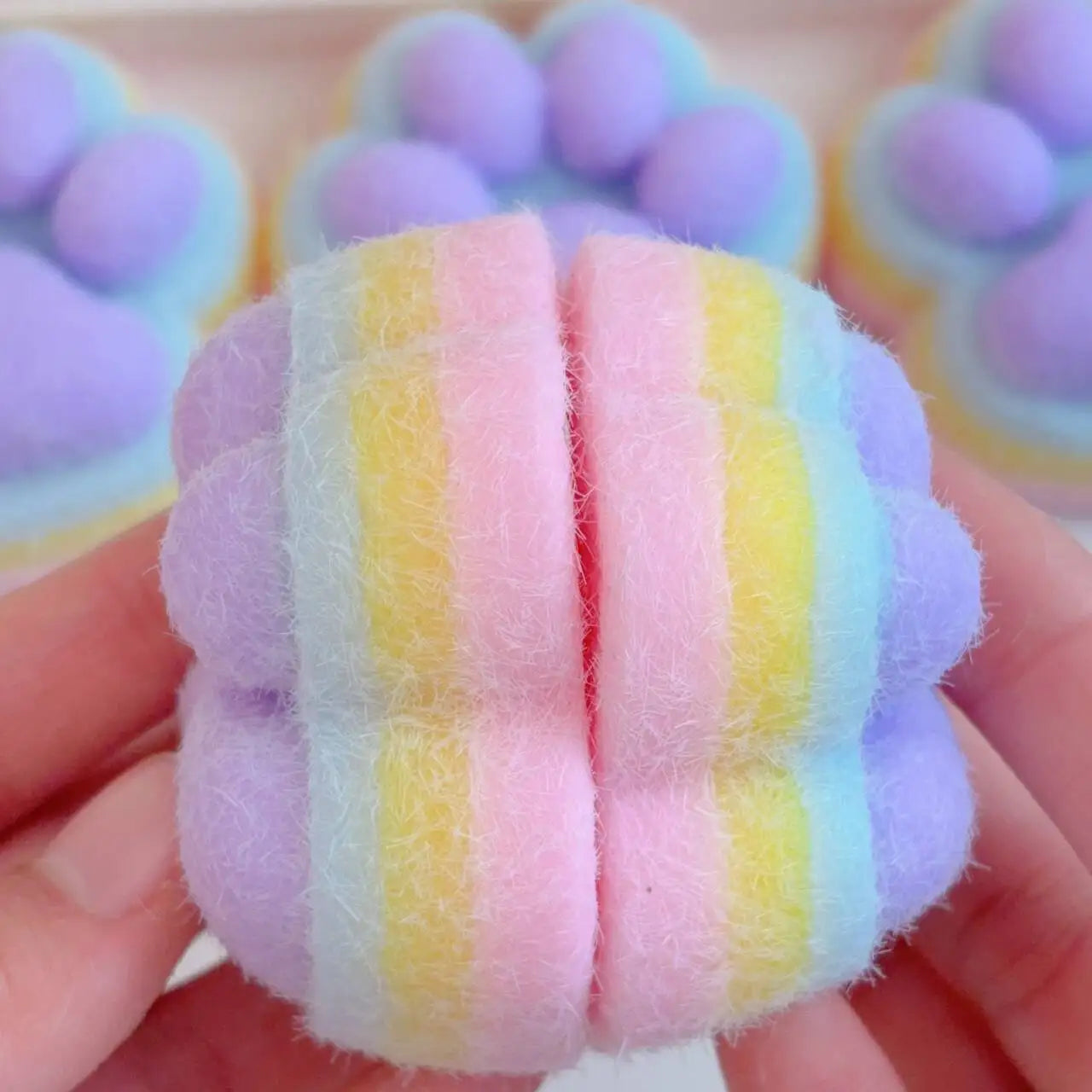 Squishy Cat Paw Soft Jelly Feel Squeeze Toy Anti-Stress Fidget Toys for Kids Adults Anxiety Relief Soft Taba Squishy Toys