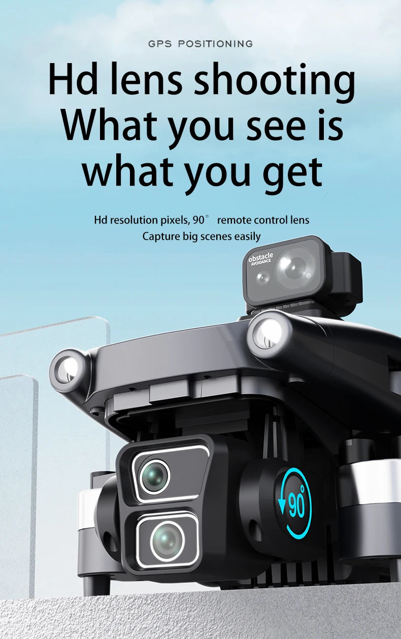 L600-1 Pro GPS Drone 4K Professional HD Dual Camera With Screen 5G WIFI 360°Obstacle Avoidance Brushless Rc Quadcopter Drone