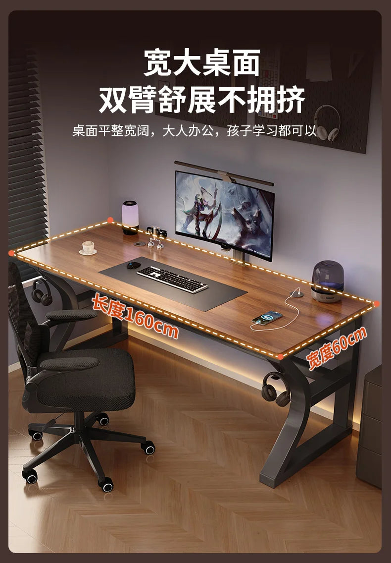 Wooden Designer Modern Office Desks Luxury Home Writing Large Laptop Computer Desks Gaming Standing Escritorio Furniture