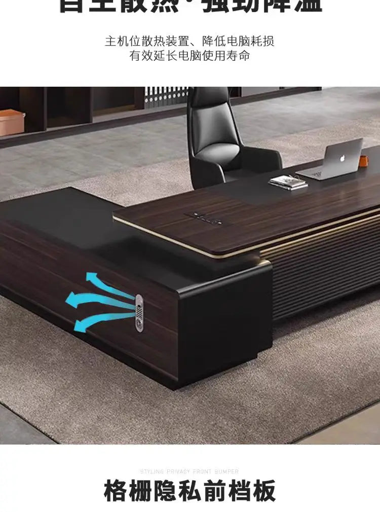 modernOfficedesk desktop table Furniture Standing l shaped gamingdesk computer gamer cabinets executive desk Work Desk Organizer