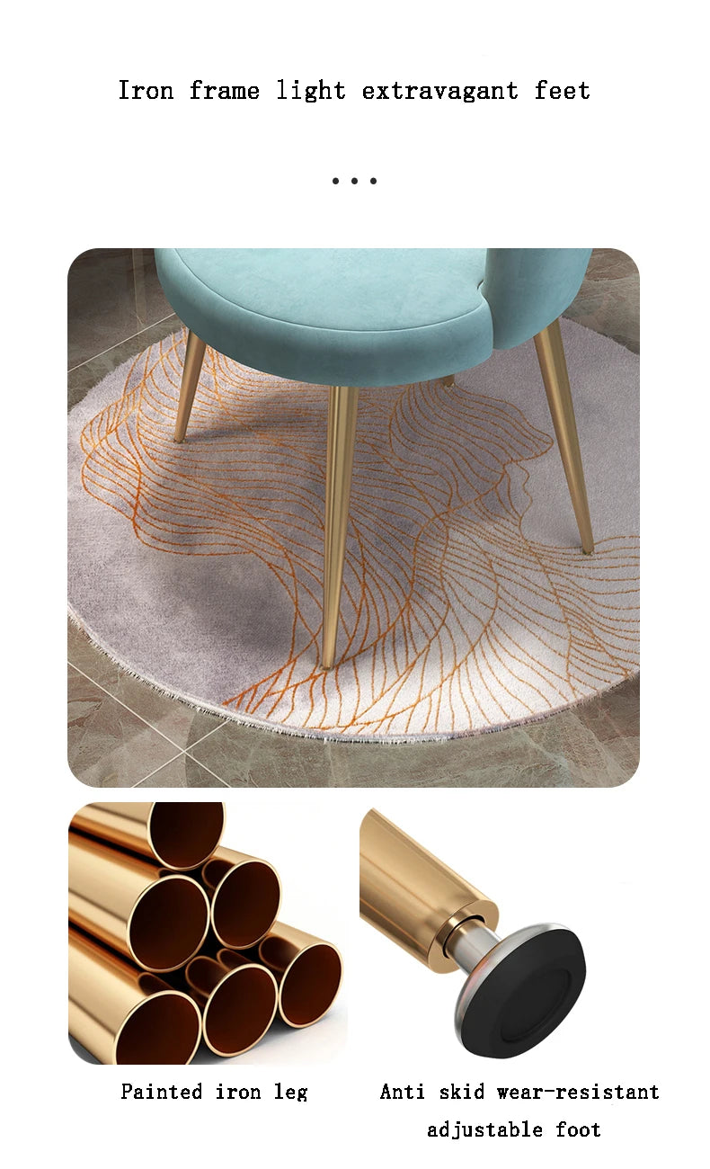 Nordic Furniture, Living Room Chair, Bedroom Makeup Stool, Modern Leisure Seat, Creative Armchair, Home Dining Chairs,Customized