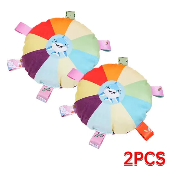 Hot dog sounding plush toy bell cartoon toy puppy small dog Teddy teeth grinding toy wear-resistant bite-resistant pet toy