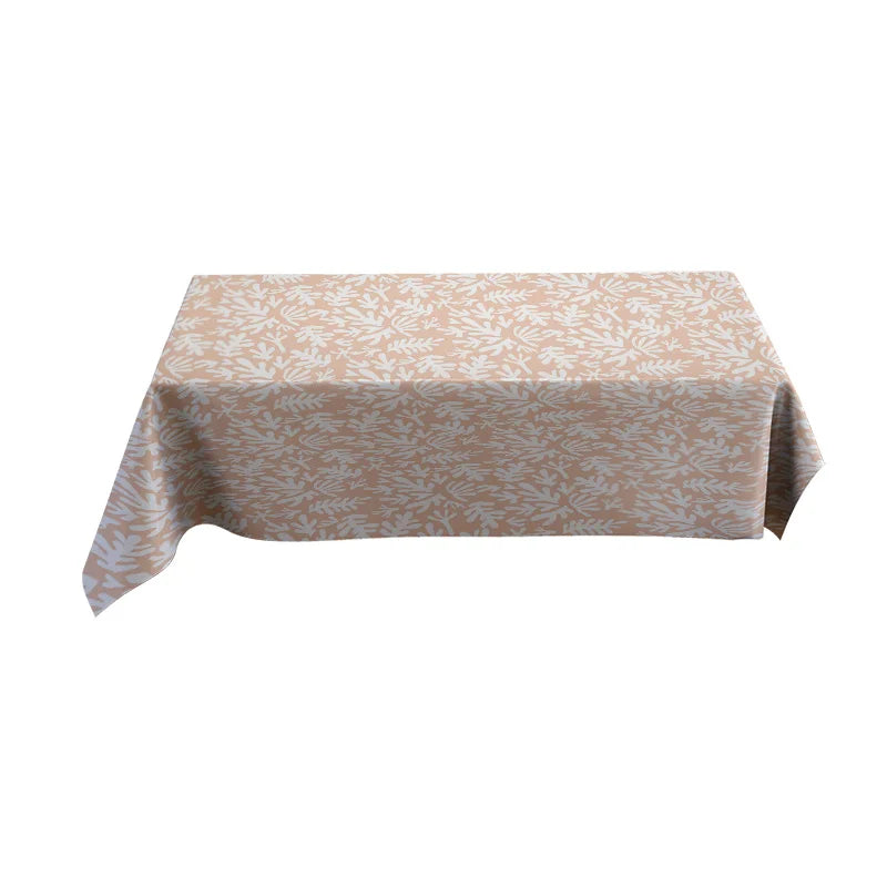 Waterproof Tablecloth Vintage Floral Dining Table Cover Washable Rectangle Table Linens Party Decor Rustic Farmhouse Table Toppe