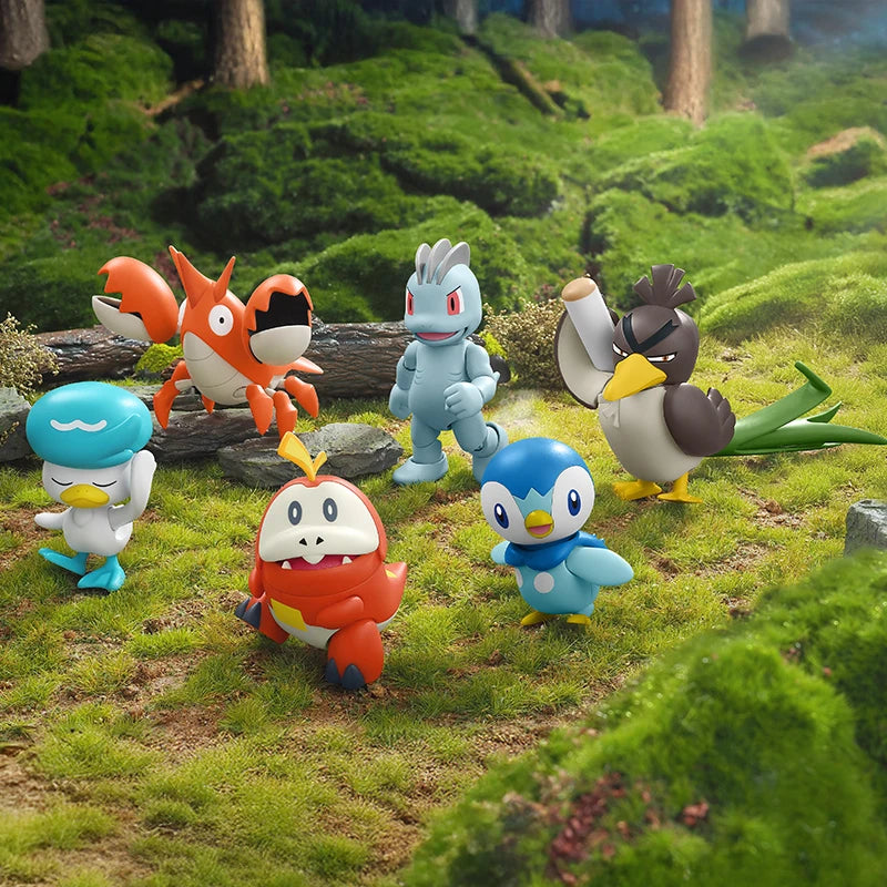 Original Blokees Pokemon Pikachu Eevee Charmander Charizard Greninja Meowscarada Ceruledge Cartoon Characters Building Block Toy