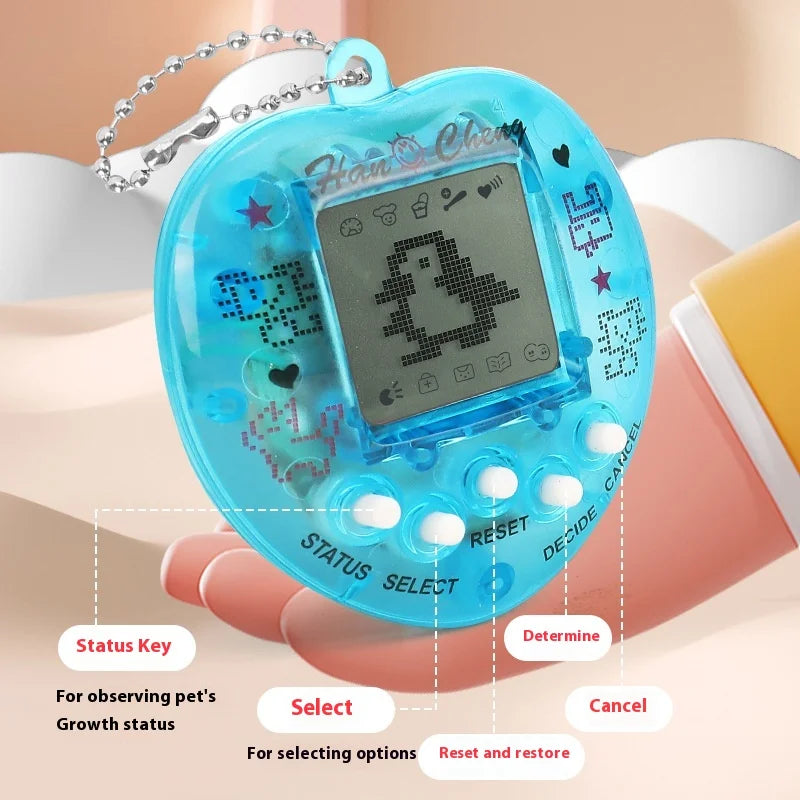 Hot Selling Electronic Pet Machines Handheld Mini Nostalgic Game Consoles Children'S Puzzle Toys, Hanging Decorations Gifts