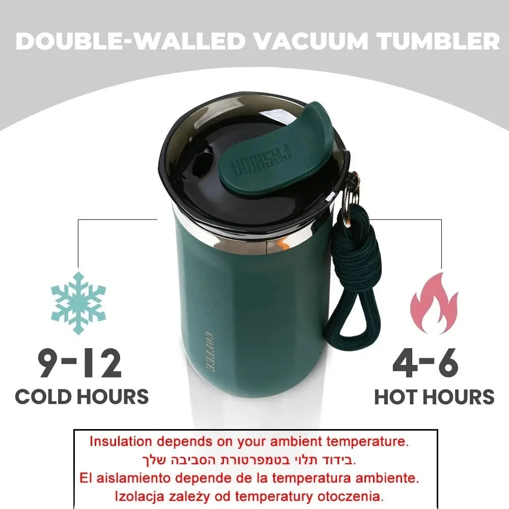 Custom Name 304 Stainless Steel Water Bottle Double Walled Insulated Thermal Personalized Mug Leakproof Vacuum Coffee Drinkware