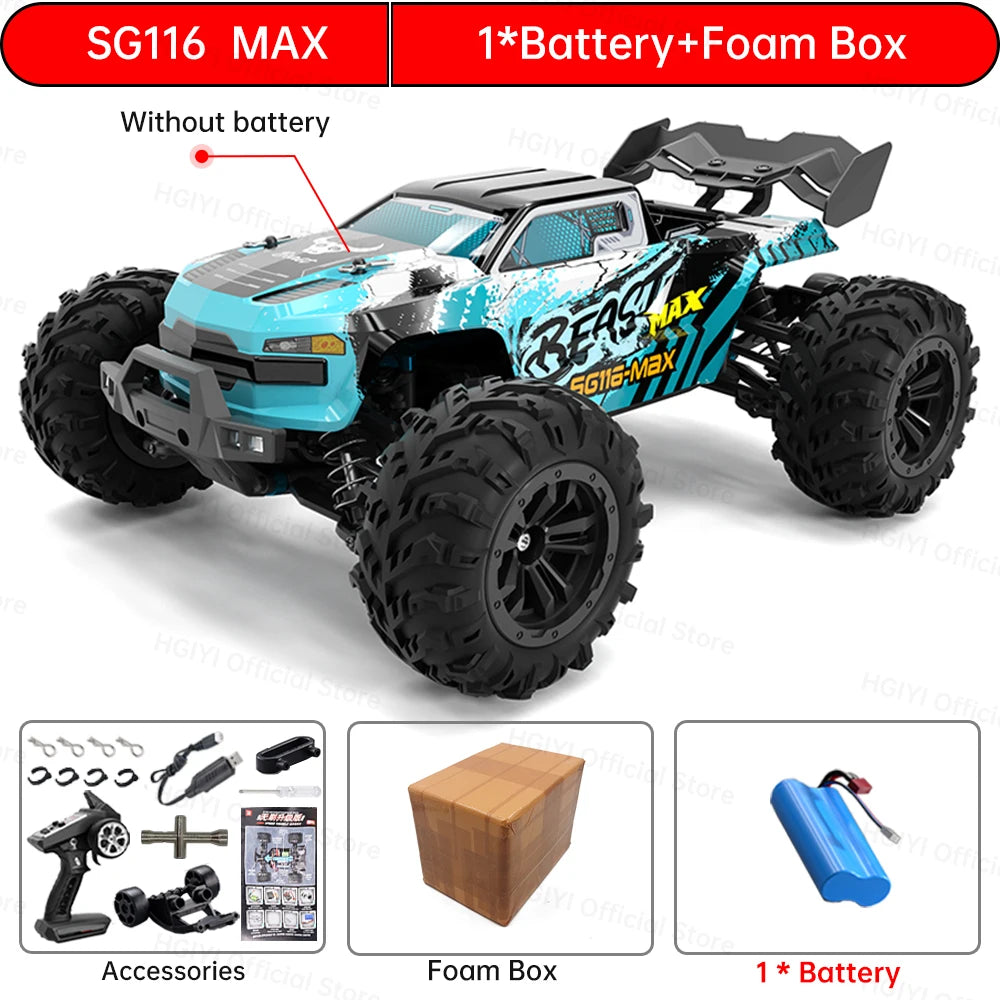 ZLL SG116 MAX/PRO 1:16 High Speed Drift Racing 80KM/H Or 40KM/H Brushless Motor 4WD RC Car Off Road Car Toys for For Kid Gift