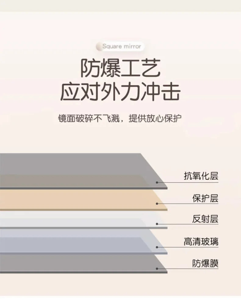 Dressing Mirror Full Body Nordic Household Movable Floor-standing Light Luxury Living Room Rotary Celebrity Explosion Proof Full