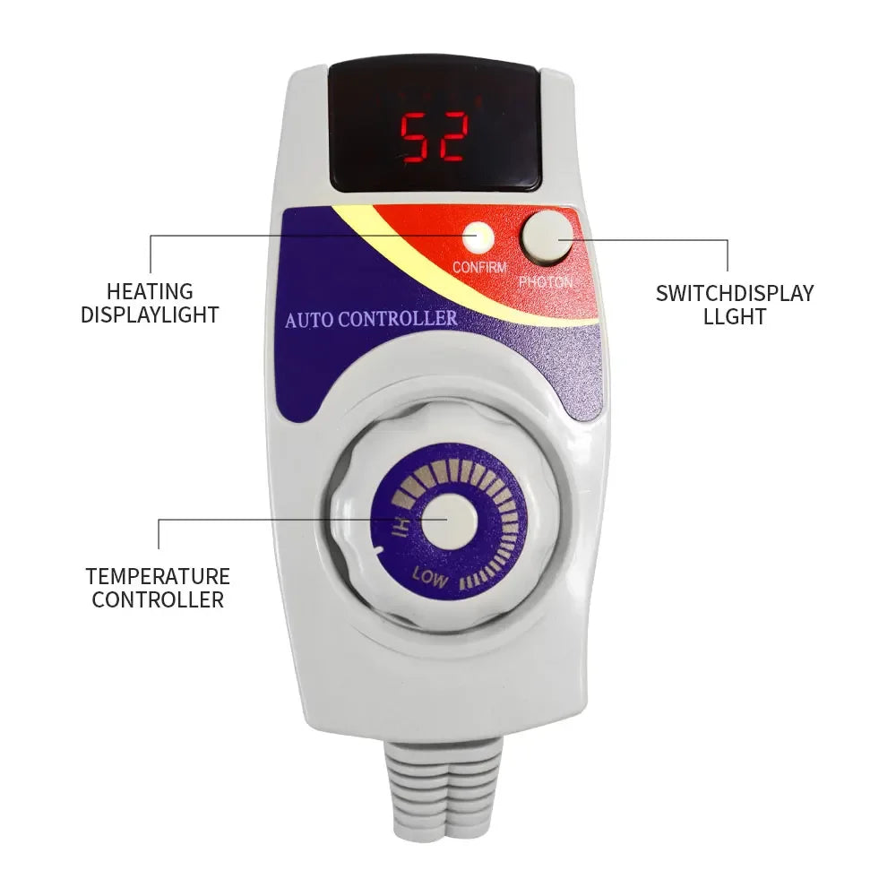 Infrared Photon Heating Tourmaline Jade Cushion Jade Massage Mat Square Cushion 45x45cm Acupoint Massage Relieves Pain