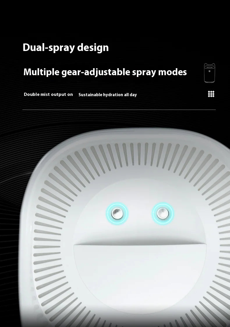 3000Ml Dual Jet Air Humidifier Large Capacity Atomizer Ultrasonic Aroma Diffuser Cool Mist Maker Air Humificador Purifier
