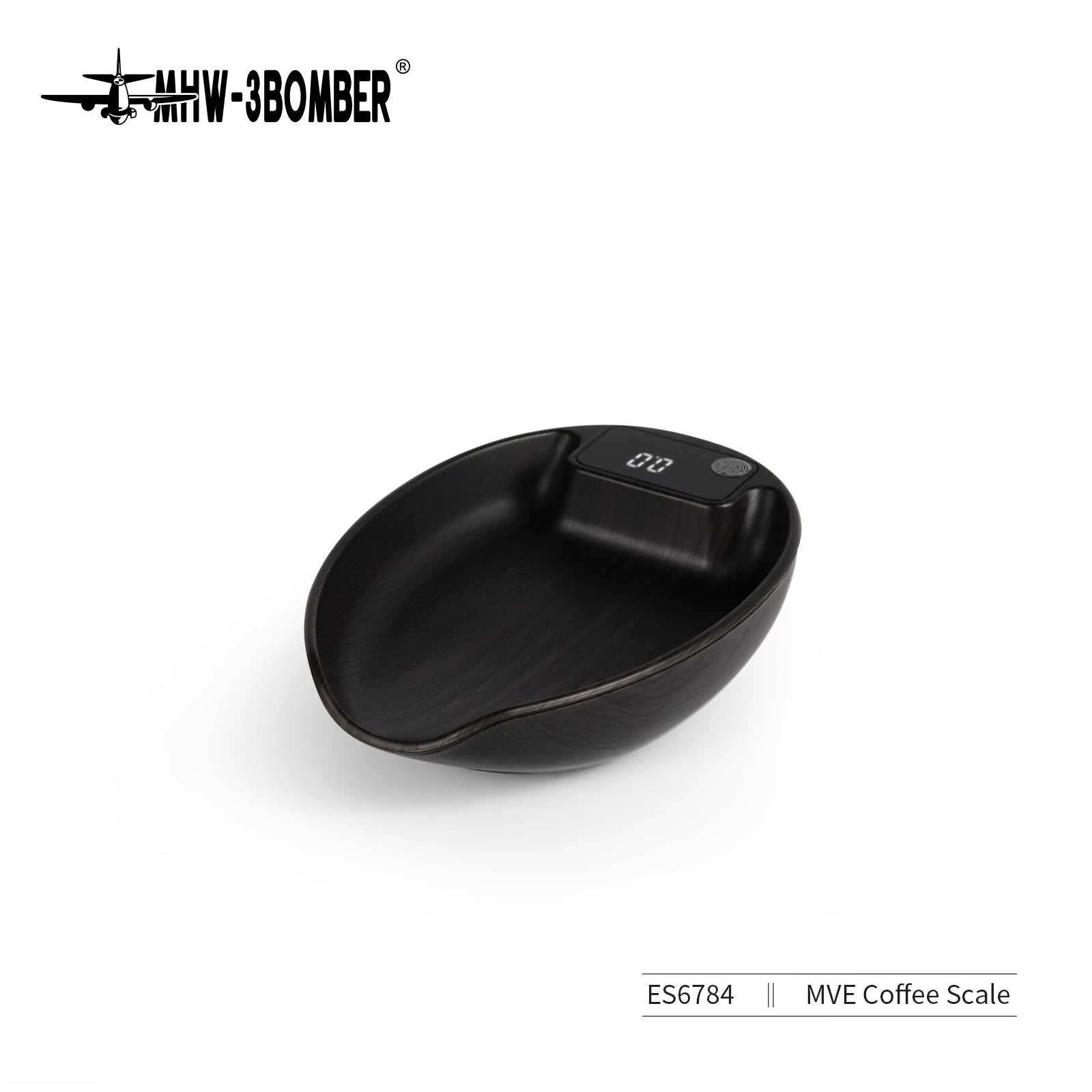 HW-3BOMEBR Coffee Bean Scale and Spray Bottle Kit Espresso Scale 0.1g Precision Mini Coffee Scale ABS Digital Kitchen Scale