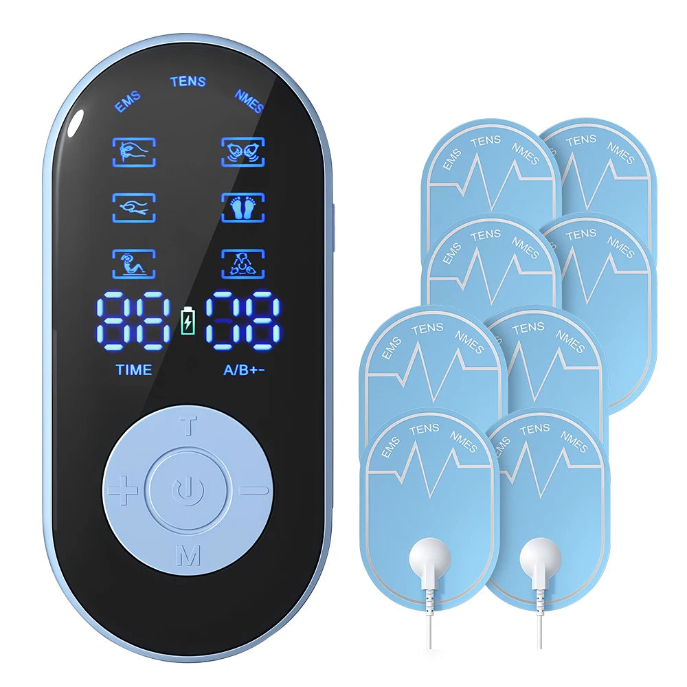 EMS NMES TENS Electronic Boday Massager Muscle Stimulator 18 Modes 30 Intensity Full Body Massager Relax Slimming Machine
