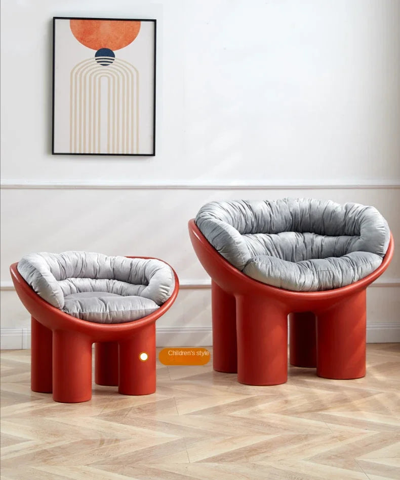 Scandinavian Designer Elephant Leg Chair Ins B&B Single Sofa Chair Lazy Creative Outdoor Leisure Chair Plastic