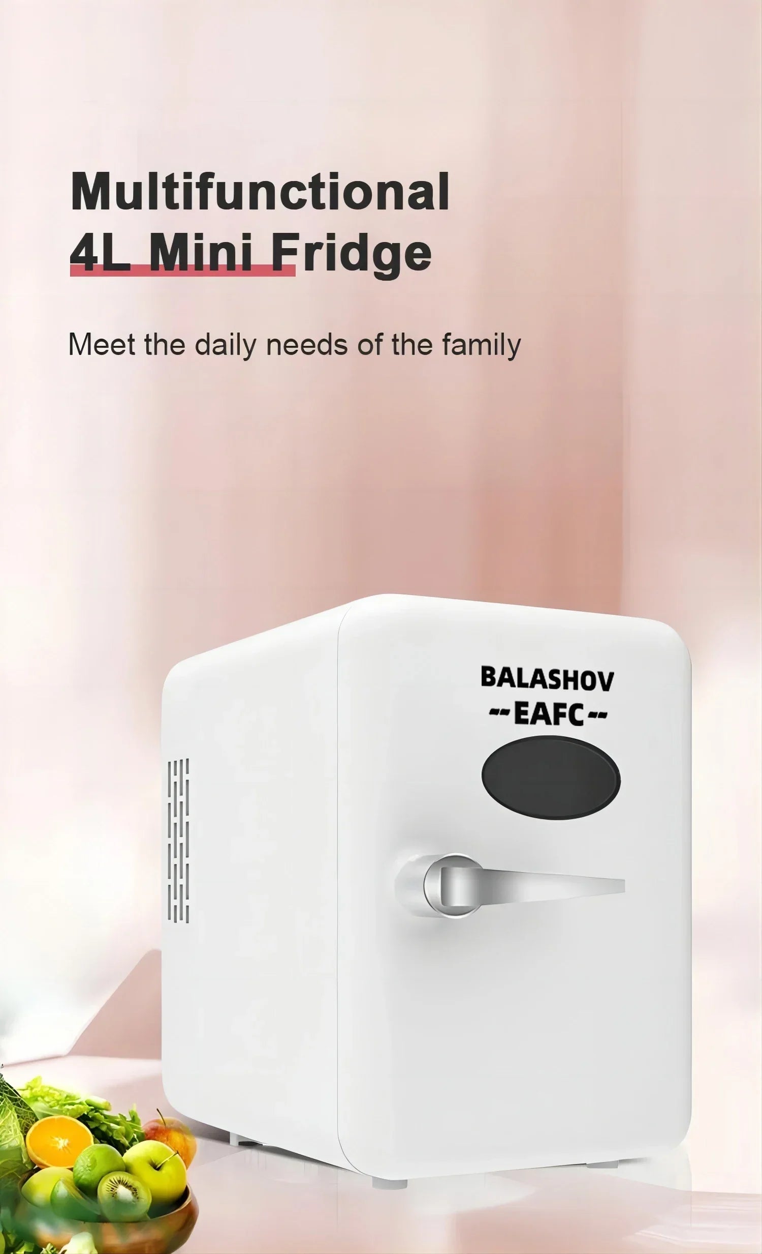 12V/110V/220V Mini Multifunction Refrigerator Cosmetics Mask Beverage Makeup Dormitory Freshness for Car Home