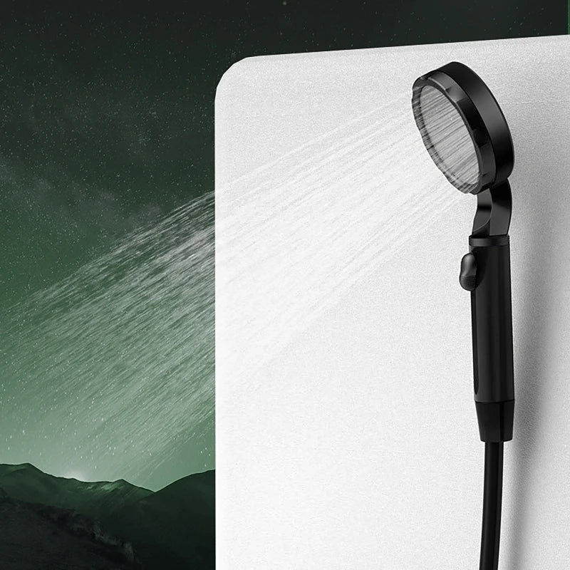 Portable Camping Shower Equipment 6000mAh Rechargeable LED Display Screen Outdoor Simple Electric Mobile Shower Set