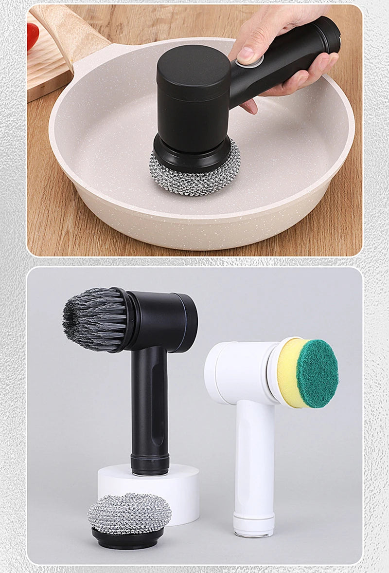 Xiaomi Electric Cleaning Brush Wireless Black High-power Multifunctional Bathroom Waterproof Portable Cleaning Brush Household