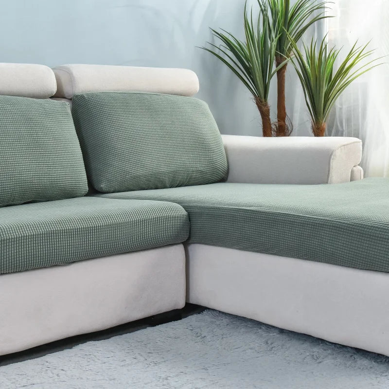 Polar Fleece Sofa Seat Cushion Cover Elastic Sofa Covers for Living Room Pet Kids Mat Chair Cover Furniture Protector 10 Sizes